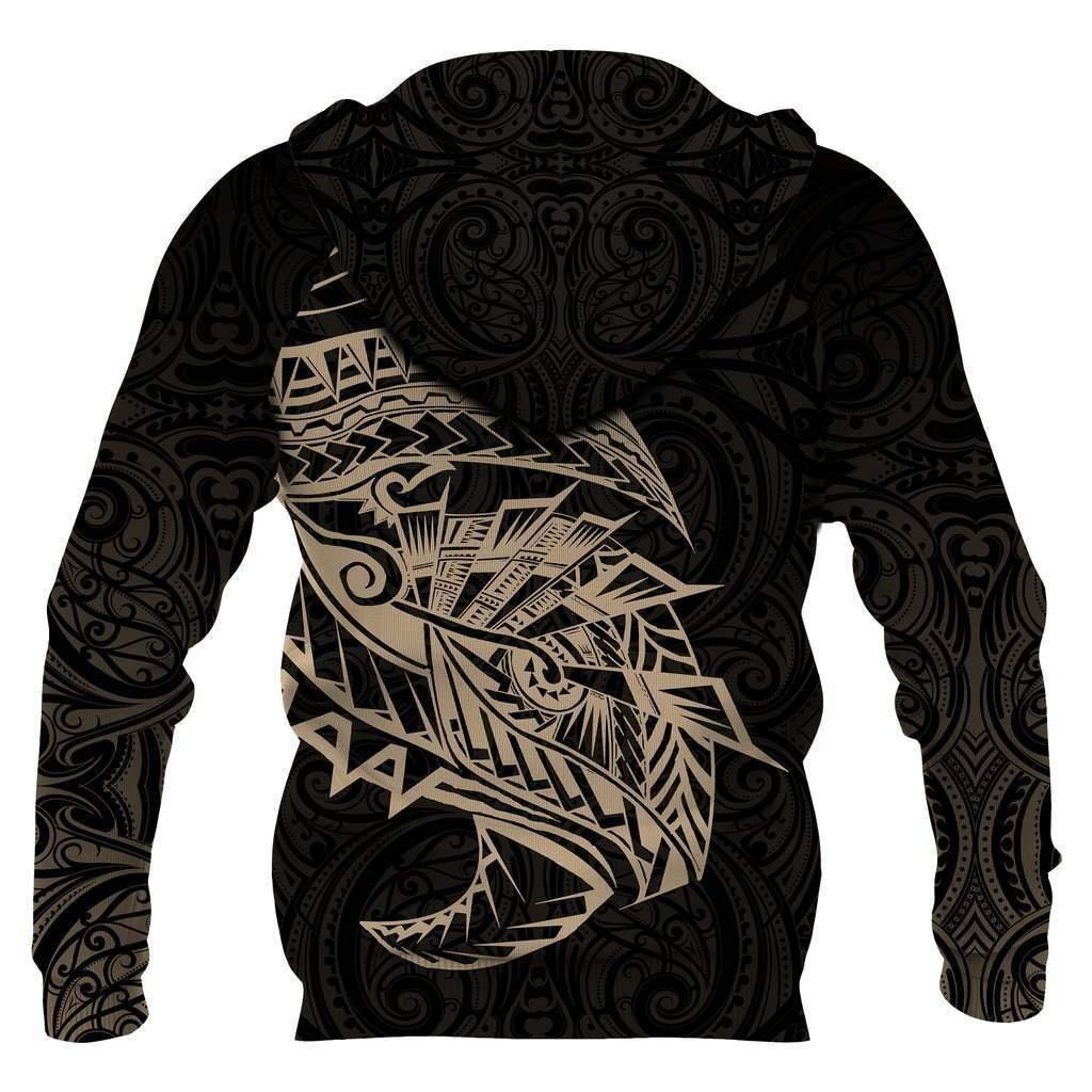 Maori Polynesian Tattoo All Over Hoodie HC0906 - Amaze Style™-Apparel