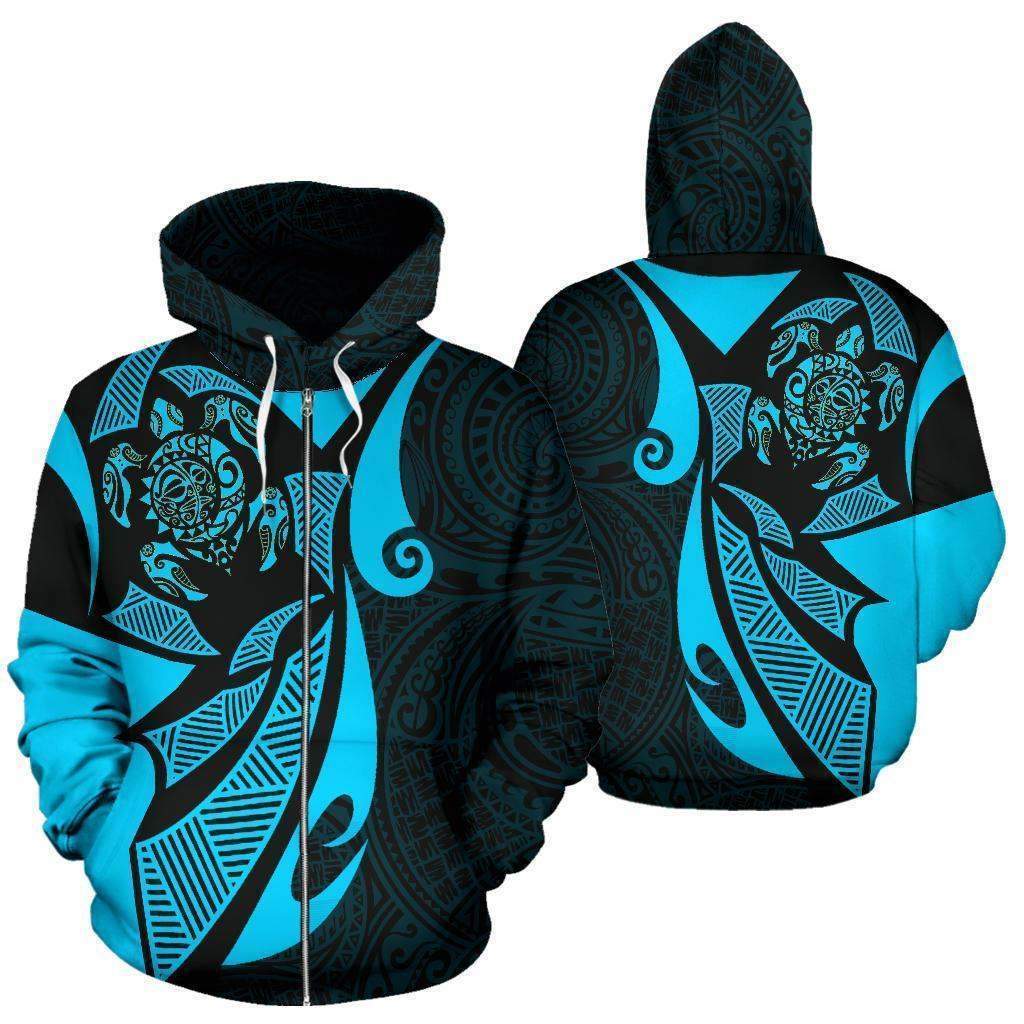 Maori Turtle Zip Hoodie HC0912 - Amaze Style™-Apparel