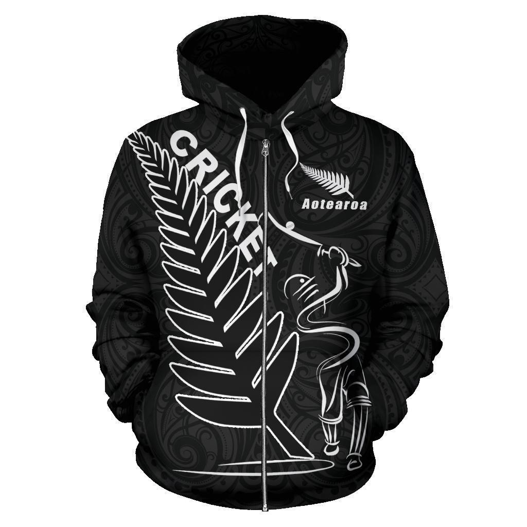 New Zealand Zip Up Hoodie Cricket HC0918 - Amaze Style™-Apparel