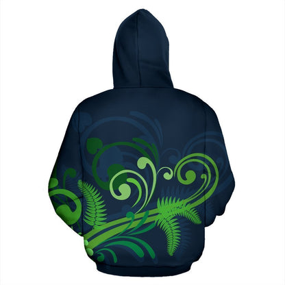 New Zealand Silver Fern Hoodie Green HC1104 - Amaze Style™-Apparel