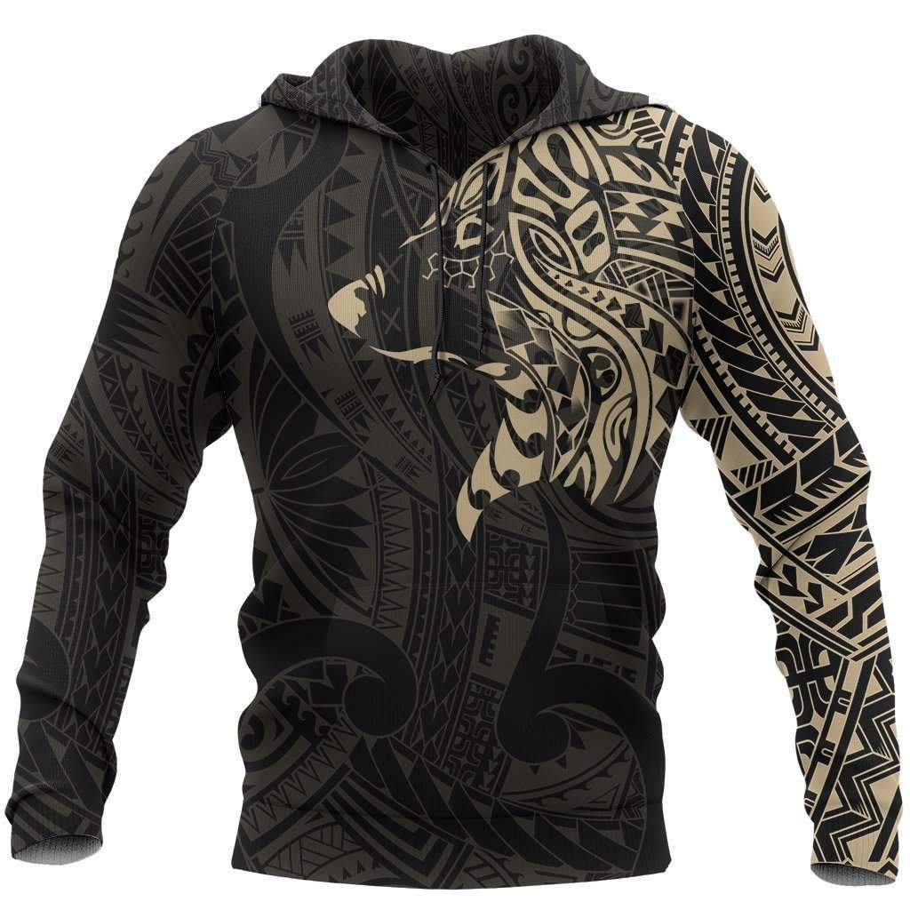 Maori Wolf Tattoo Style New Zealand Hoodie HC1203 - Amaze Style™-Apparel