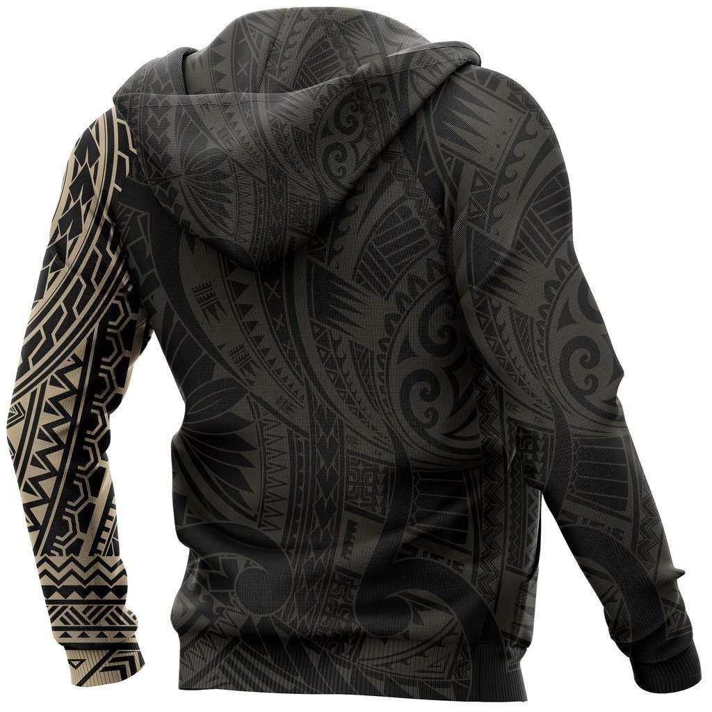 Maori Wolf Tattoo Style New Zealand Hoodie HC1203 - Amaze Style™-Apparel