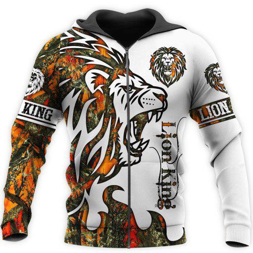 Lion Orange Tattoo camo 3D all over printed shirts for men and women HC28002 - Amaze Style™-Apparel