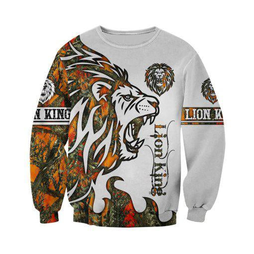 Lion Orange Tattoo camo 3D all over printed shirts for men and women HC28002 - Amaze Style™-Apparel