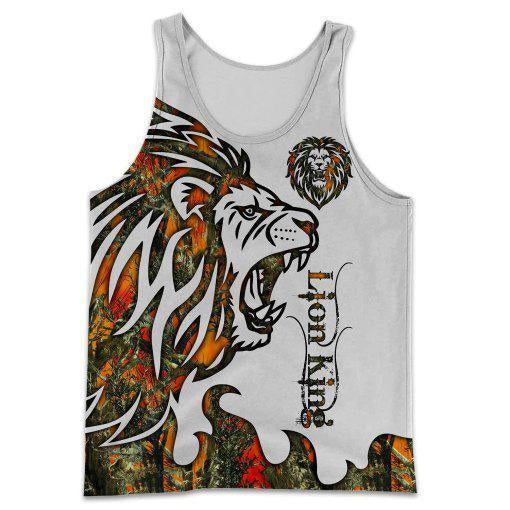 Lion Orange Tattoo camo 3D all over printed shirts for men and women HC28002 - Amaze Style™-Apparel