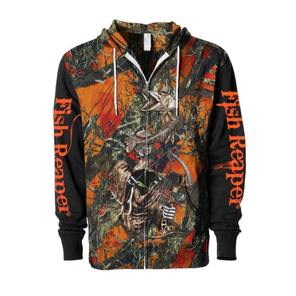 FISH REAPER ORANGE SHIRTS HC4801 - Amaze Style™-Apparel