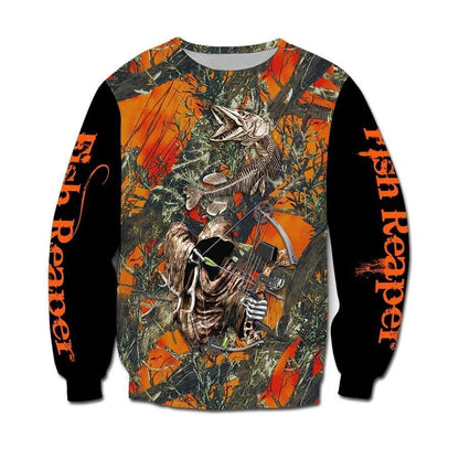 FISH REAPER ORANGE SHIRTS HC4801 - Amaze Style™-Apparel