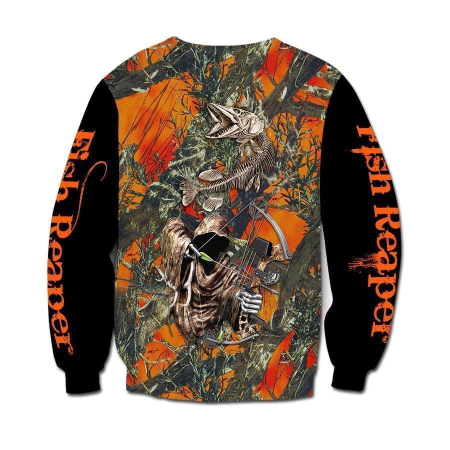 FISH REAPER ORANGE SHIRTS HC4801 - Amaze Style™-Apparel
