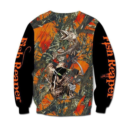 FISH REAPER ORANGE SHIRTS HC4801 - Amaze Style™-Apparel