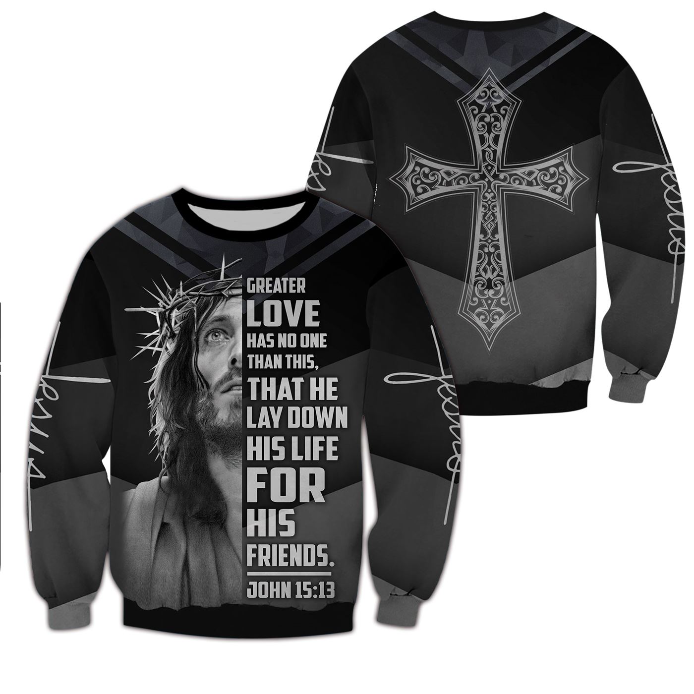 He Lay Down His Life For His Friends 3D All Over Printed Shirts For Men and Women PL250301 - Amaze Style™-Apparel