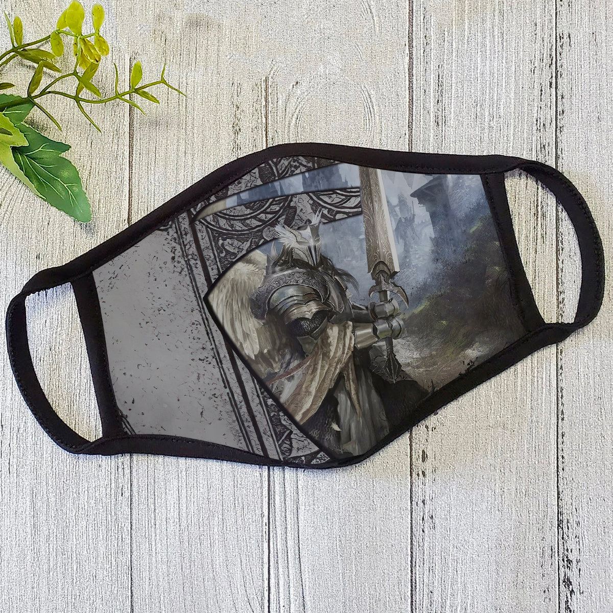 Premium Knight 3D All Over Printed Face Mask PL