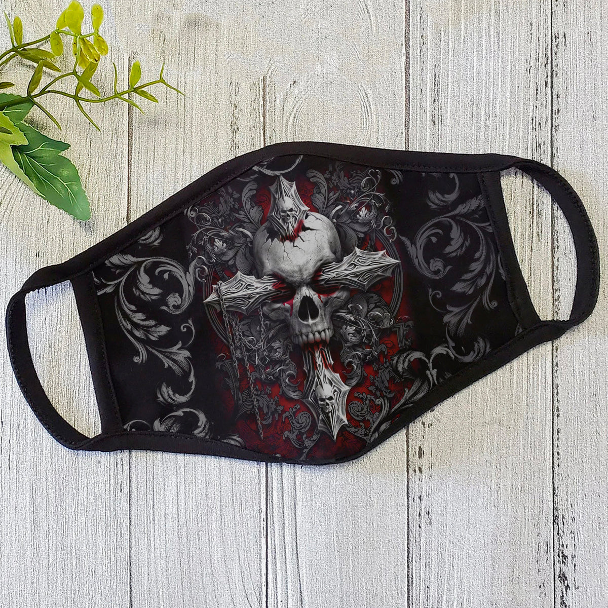 Premium Skull 3D All Over Print Face Mask PL