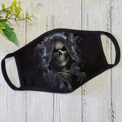 Premium Skull 3D All Over Printed Face Mask PL