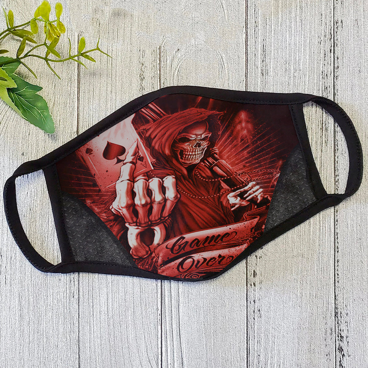 Premium Skull 3D All Over Printed Face Mask PL