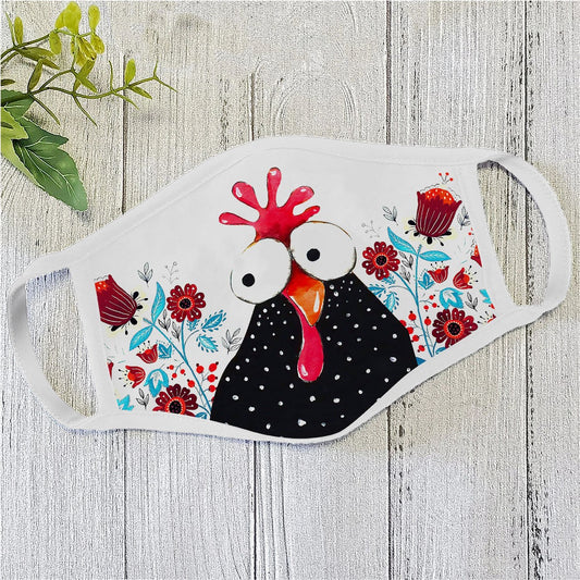 Chicken Face Mask White ML