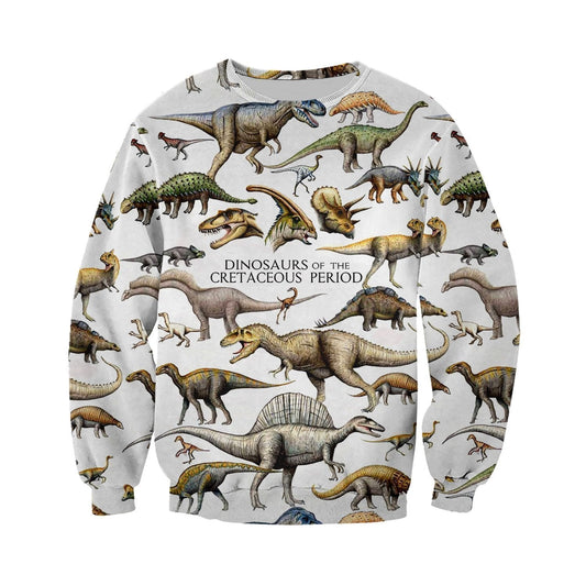 3D All Over Printed Dinosaurs Of The Cretaceous Period Shirts And Shorts - Amaze Style™-3D All Over Printed Clothes