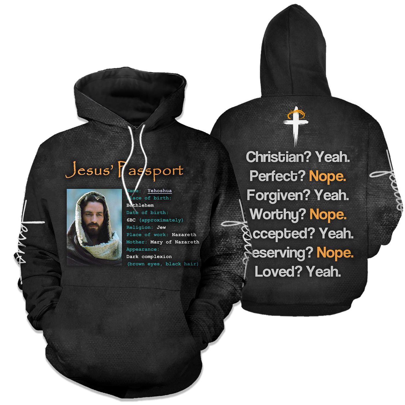 Jesus Passport 3D All Over Printed Shirts For Men and Women PL250303 - Amaze Style™-Apparel