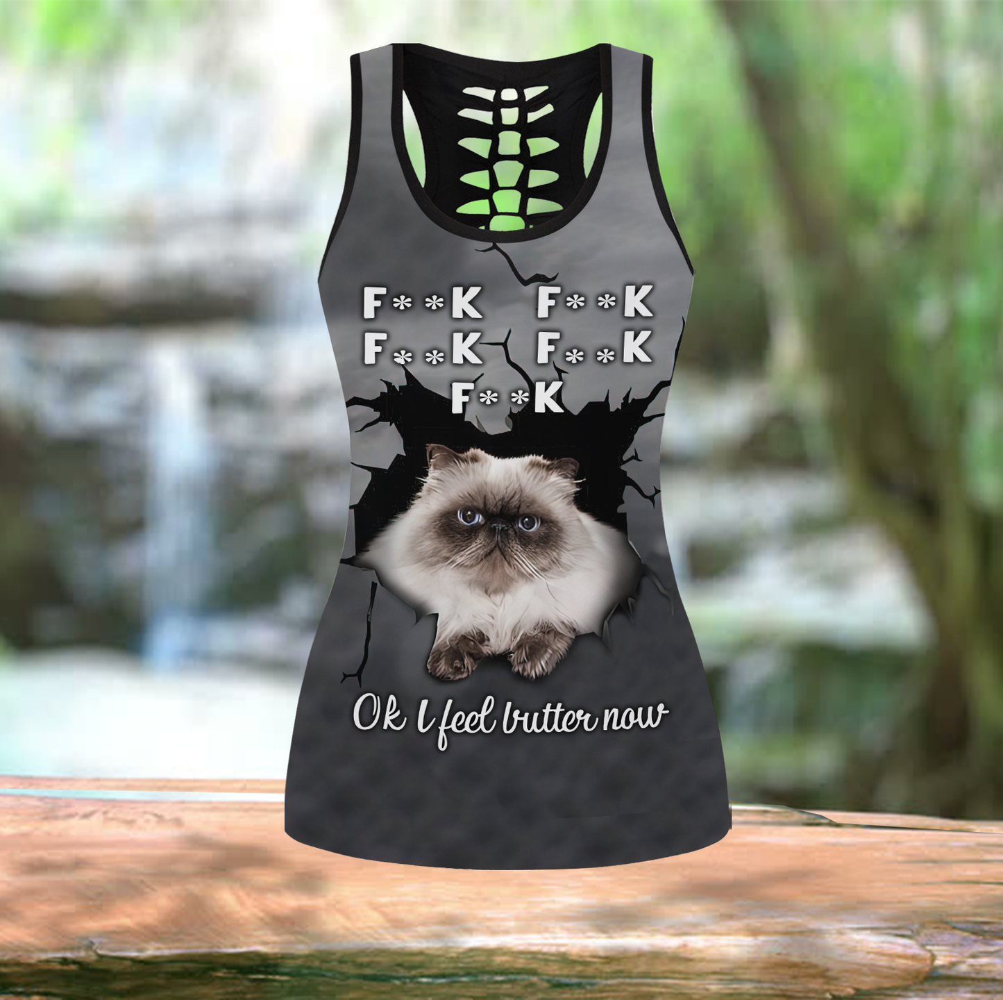 Premium Legging & Tank Top Funny Cat