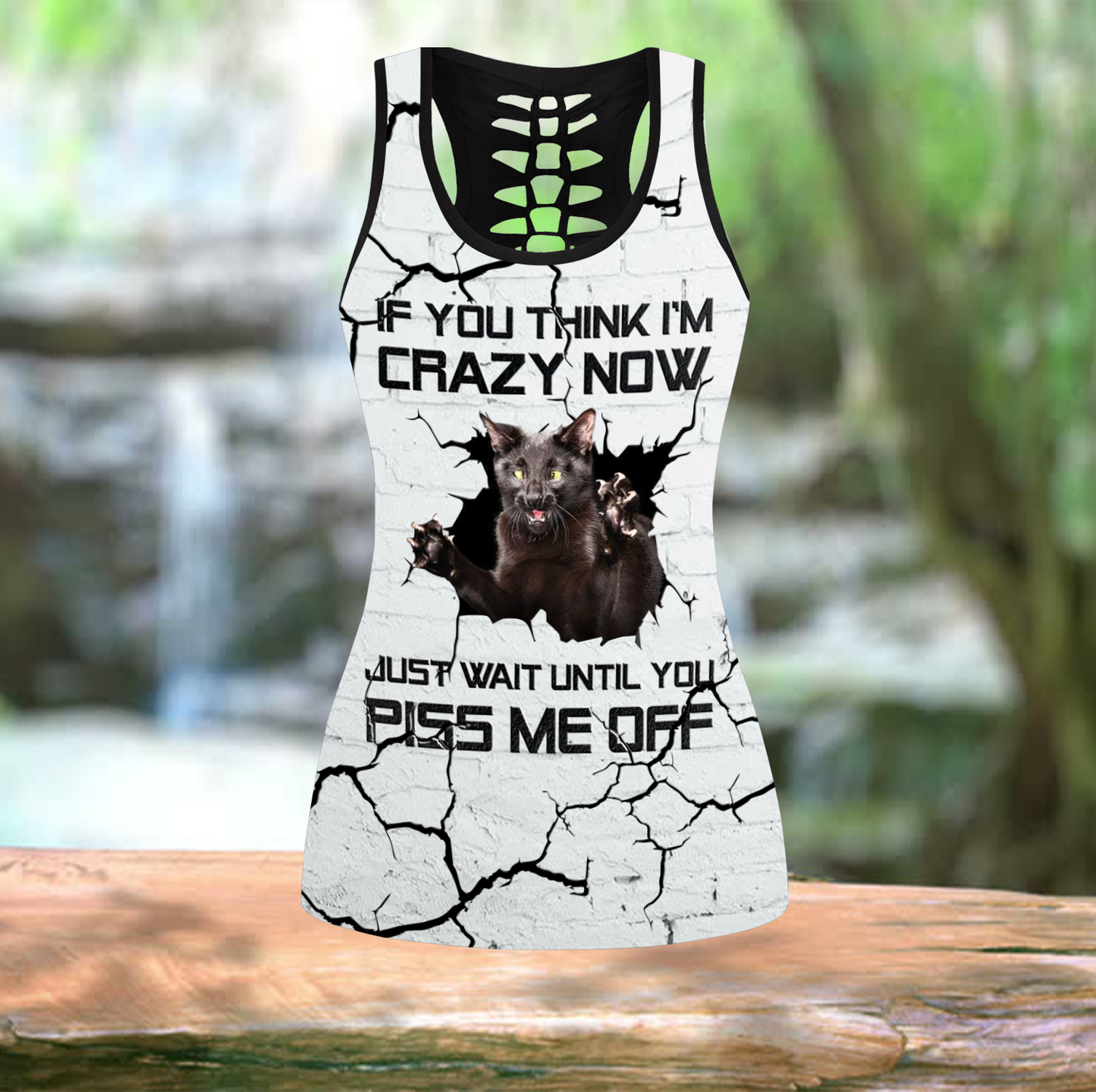 Premium Legging & Tank Top Funny Cat