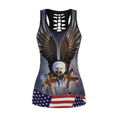 Native American 3D All Over Printed Legging + Hollow Tank