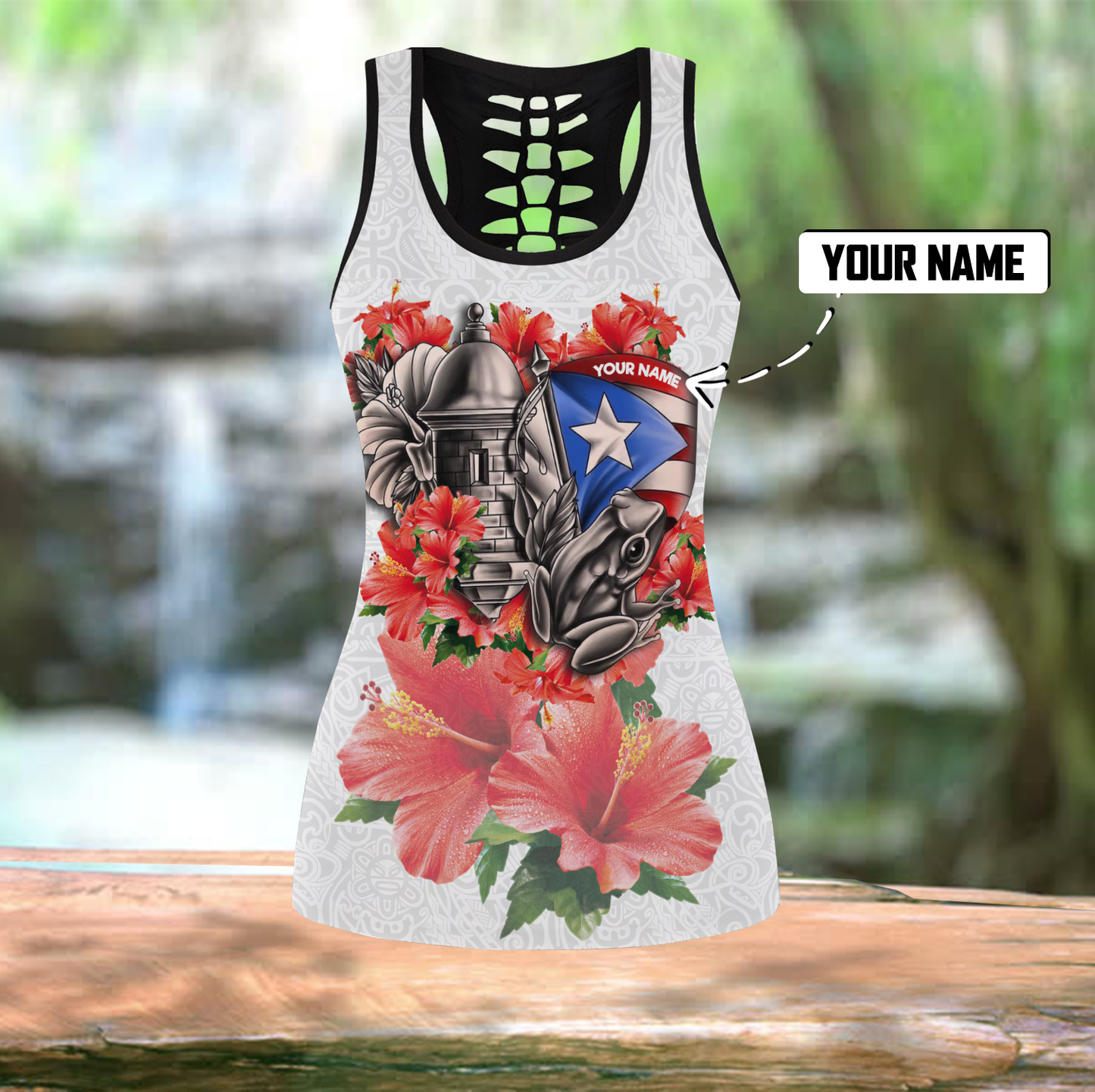 Customize Name Puerto Rico Combo Outfit