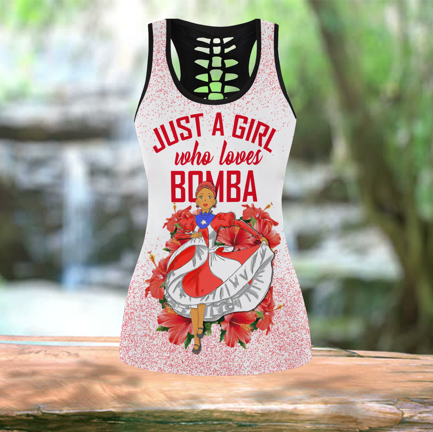 Customize Name Bomba Girls Puerto Rico Combo Outfit