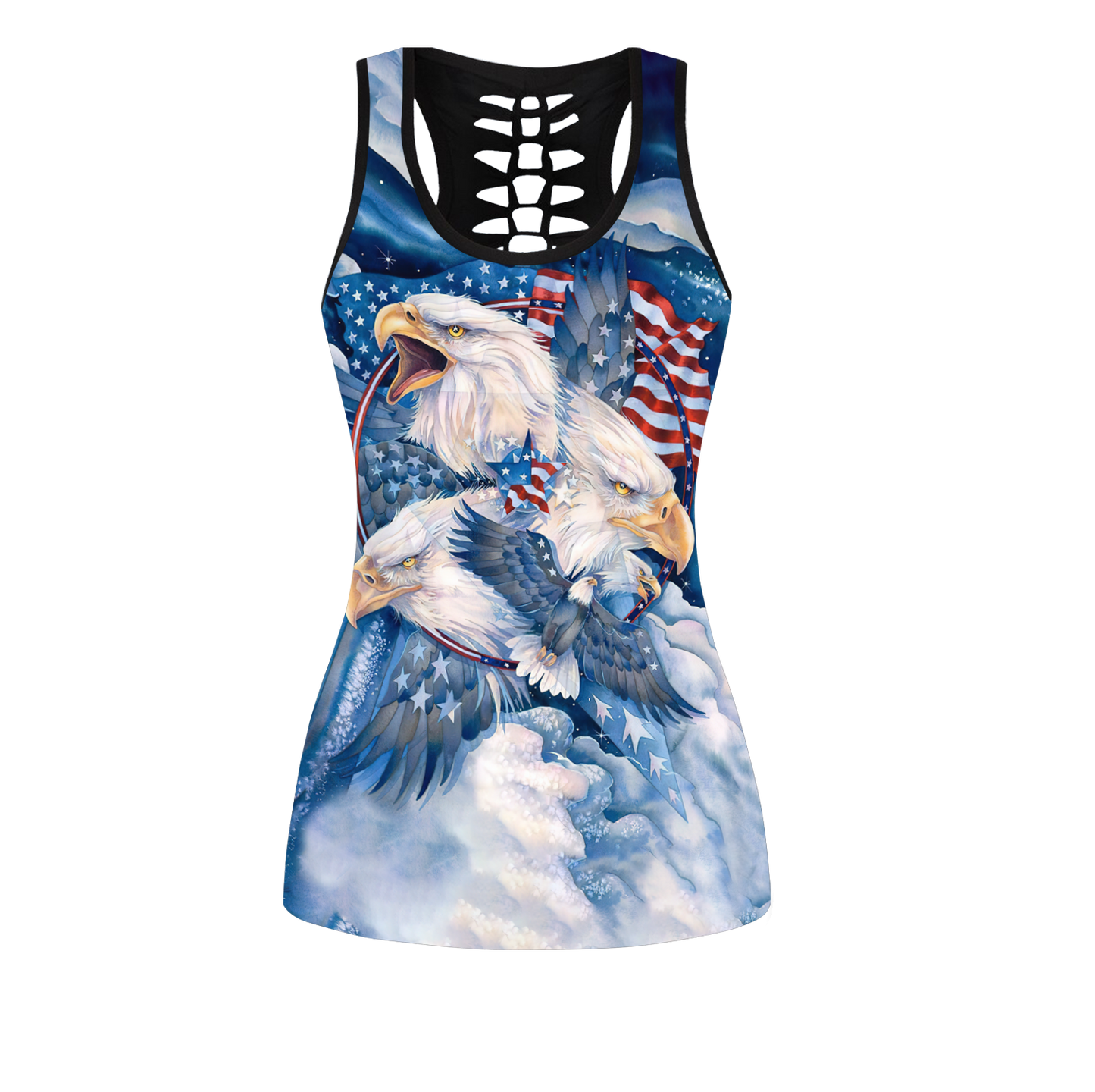 Native American 3D All Over Printed Legging + Hollow Tank