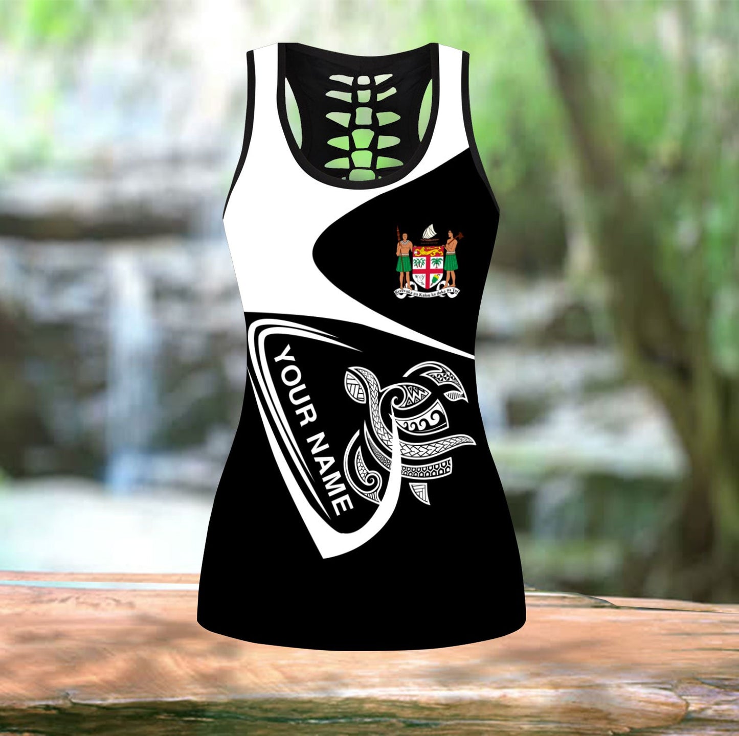 Premium Legging & Tank top Polynesian Fiji Custom Name ML