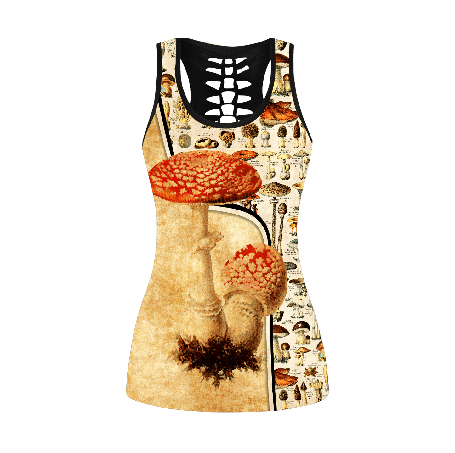 Mushroom Hippie Combo Outfit Legging Tank Top