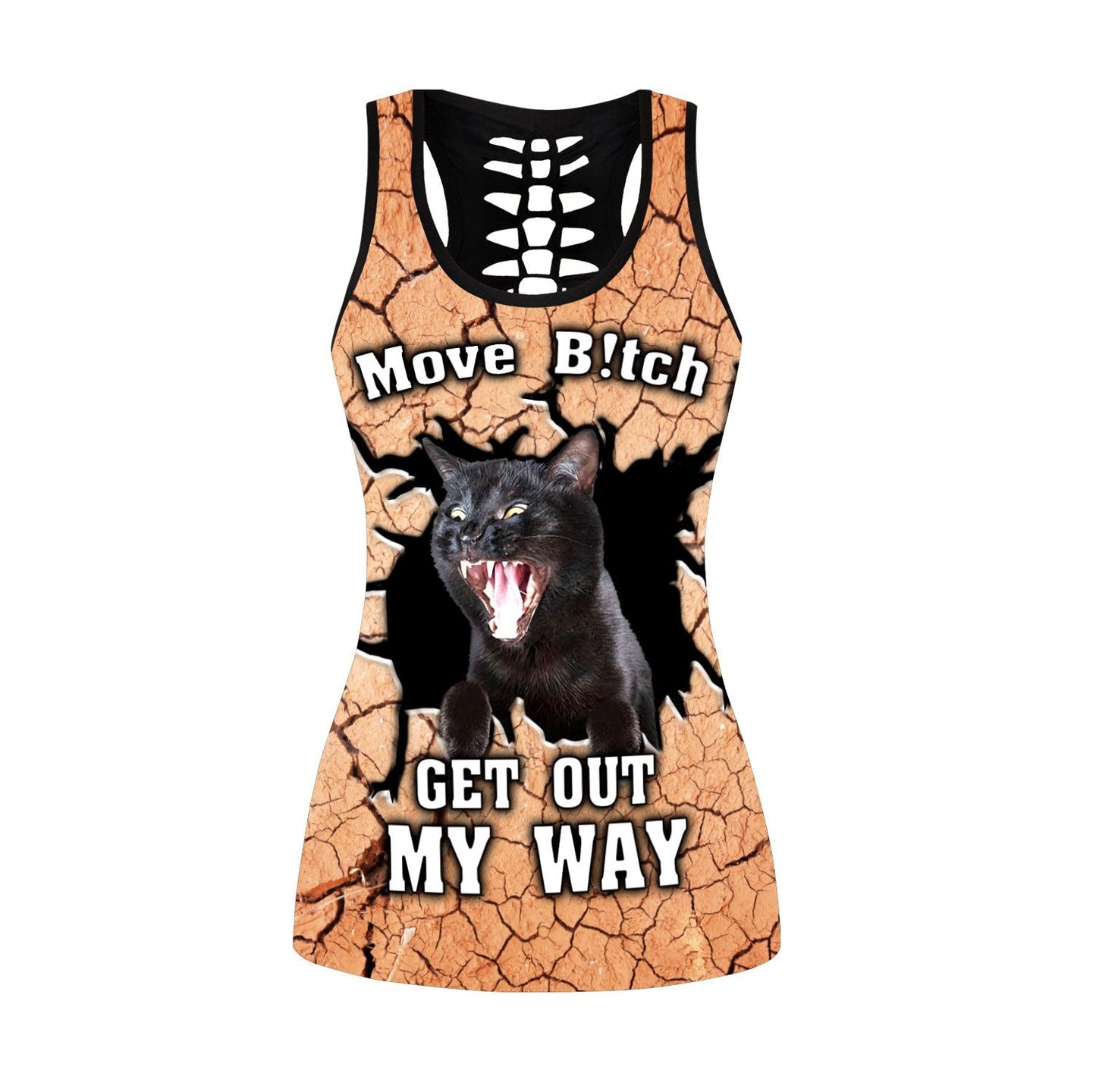 Premium Legging & Tank Top Funny Cat