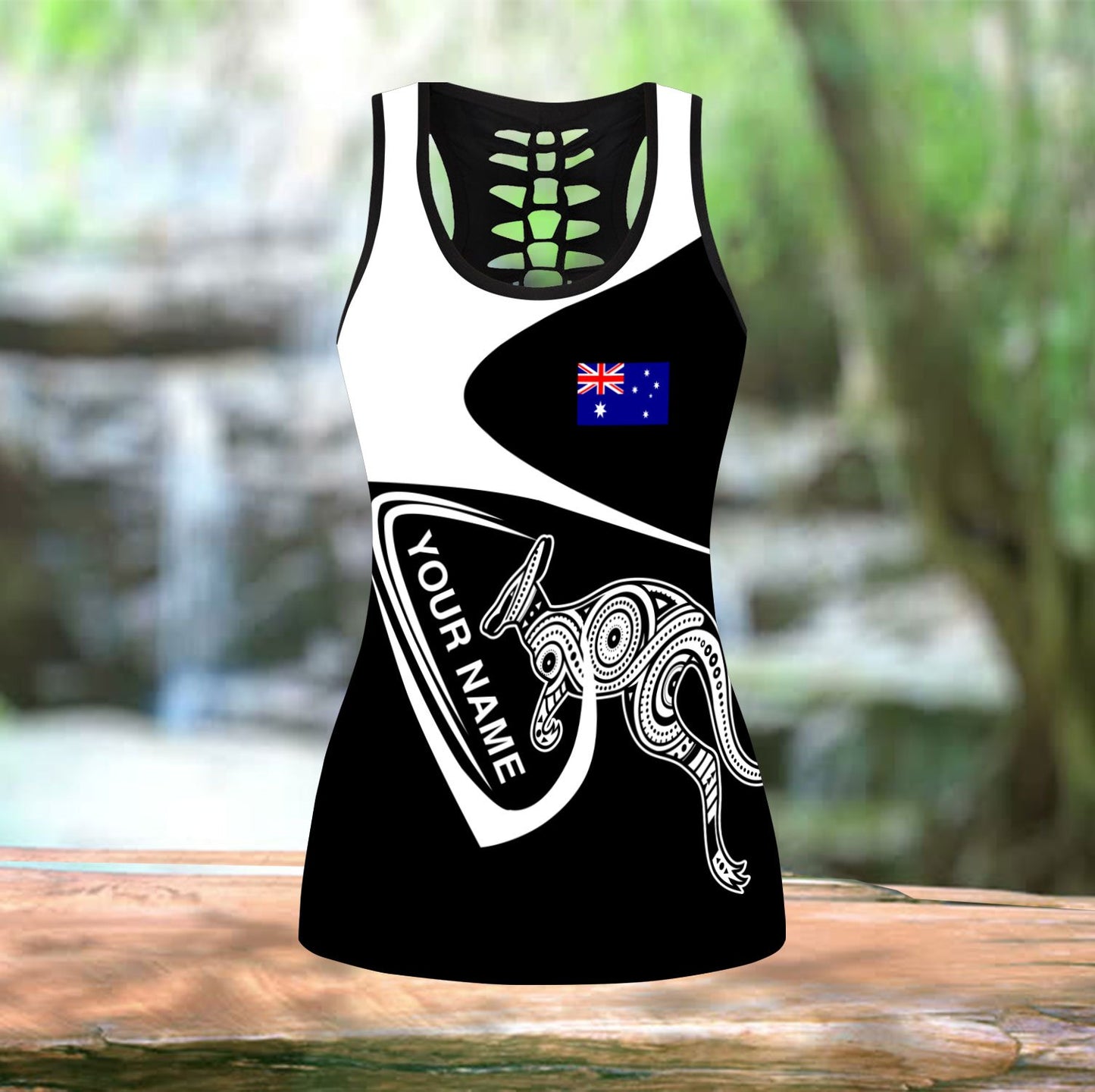 Premium Legging & Tank top Aboriginal Australia Custom Name ML