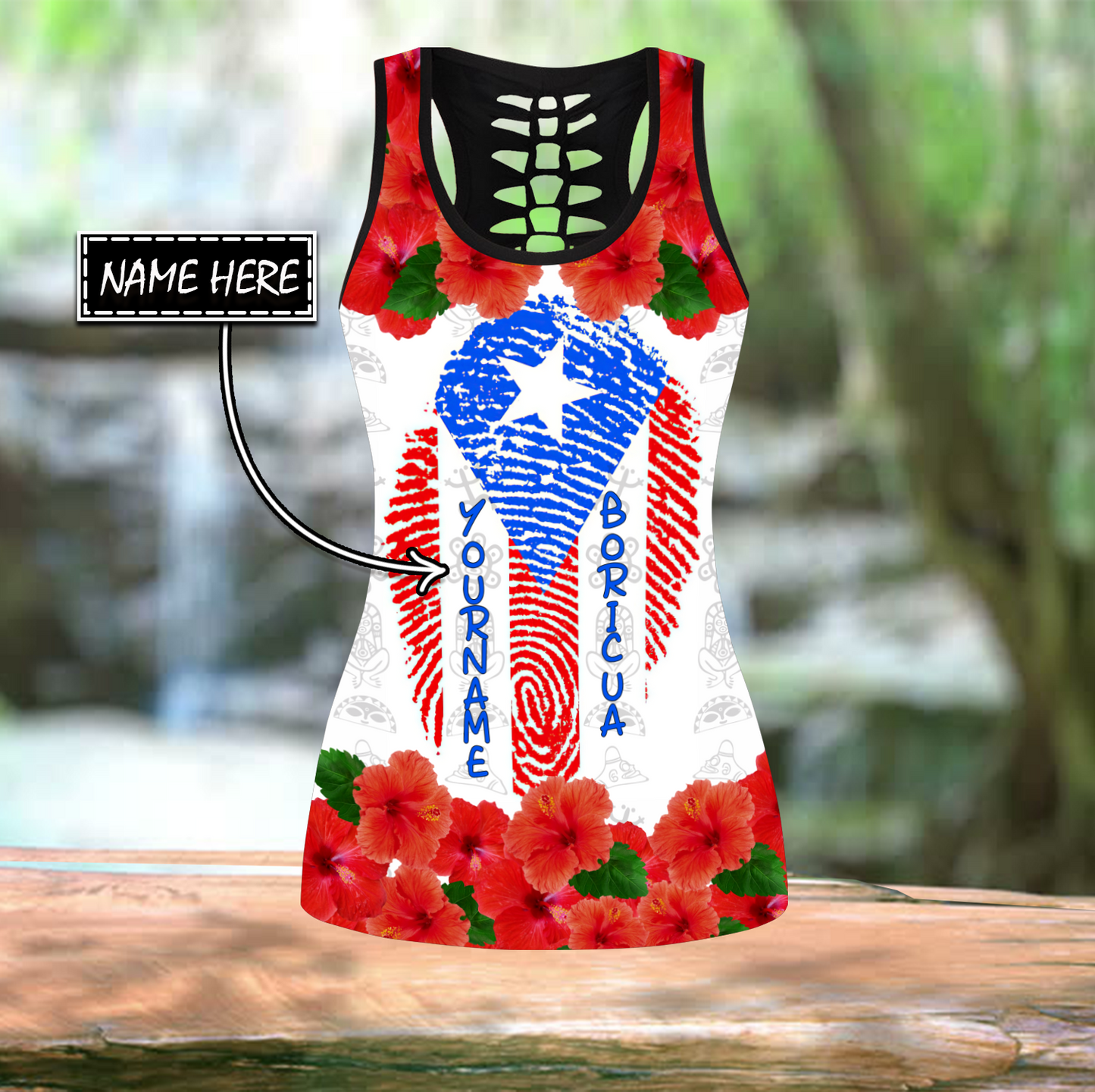 Customize Name Puerto Rico DNA Combo Outfit