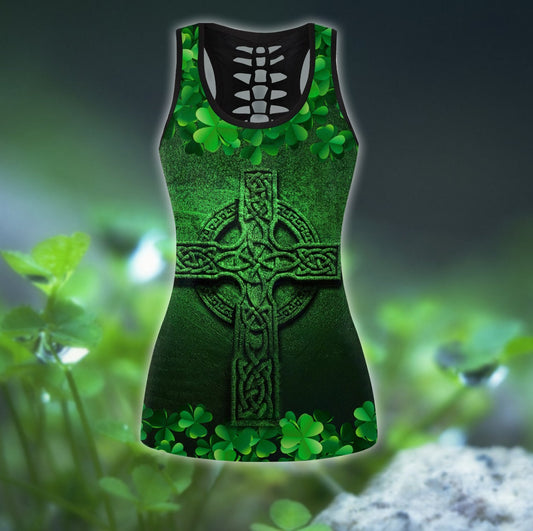 Irish Sant Patrick's Day 3D Over Printed Legging & Tank Top LAM