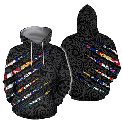 New Zealand All Over Hoodie - Scratch Style HC2801 - Amaze Style™-Apparel