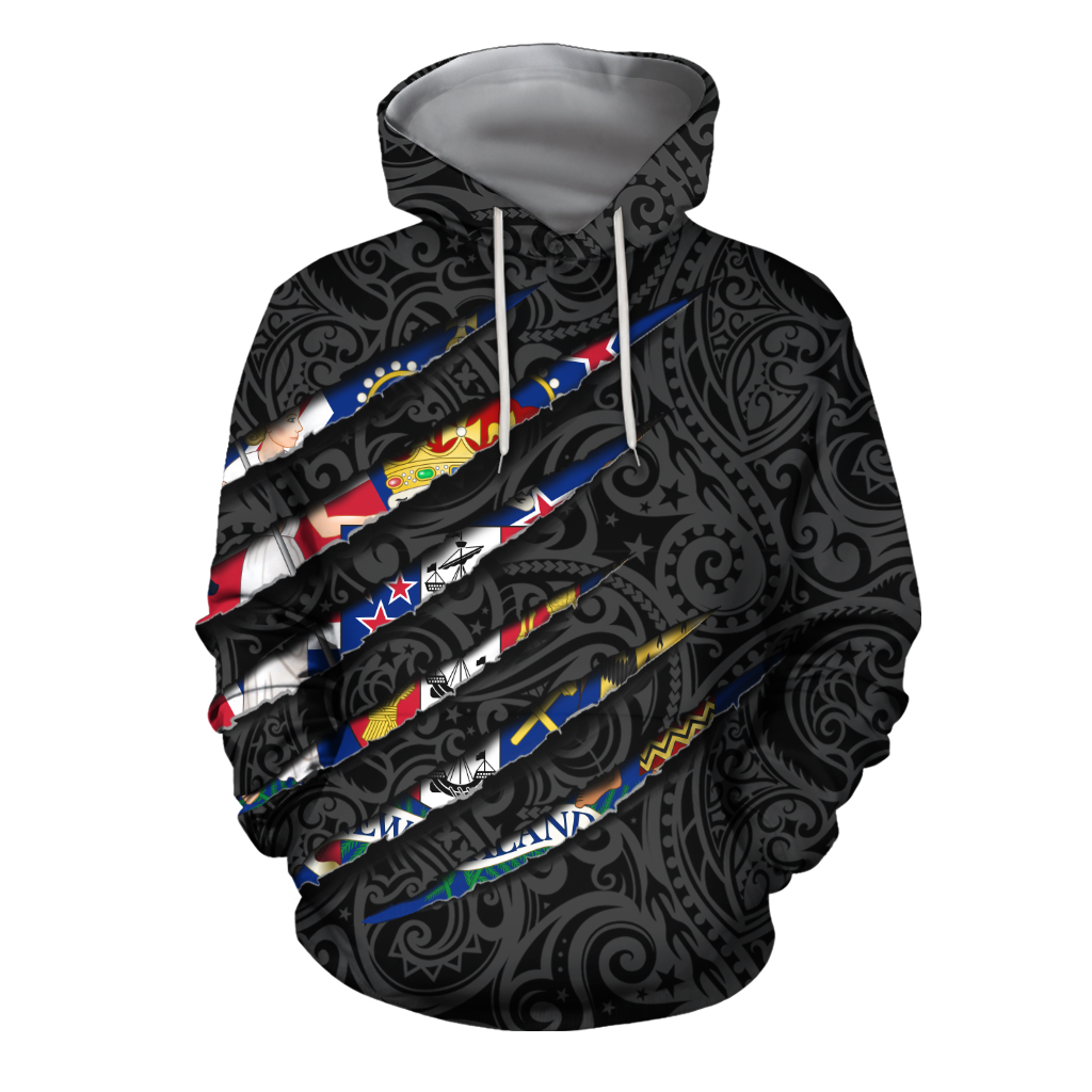 New Zealand All Over Hoodie - Scratch Style HC2801 - Amaze Style™-Apparel