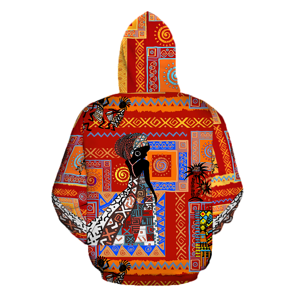 African Print Pattern Hoodie JJ22062001-ML-Apparel-ML-Zipped Hoodie-S-Vibe Cosy™
