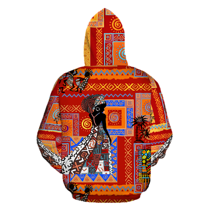 African Print Pattern Hoodie JJ22062001-ML-Apparel-ML-Zipped Hoodie-S-Vibe Cosy™