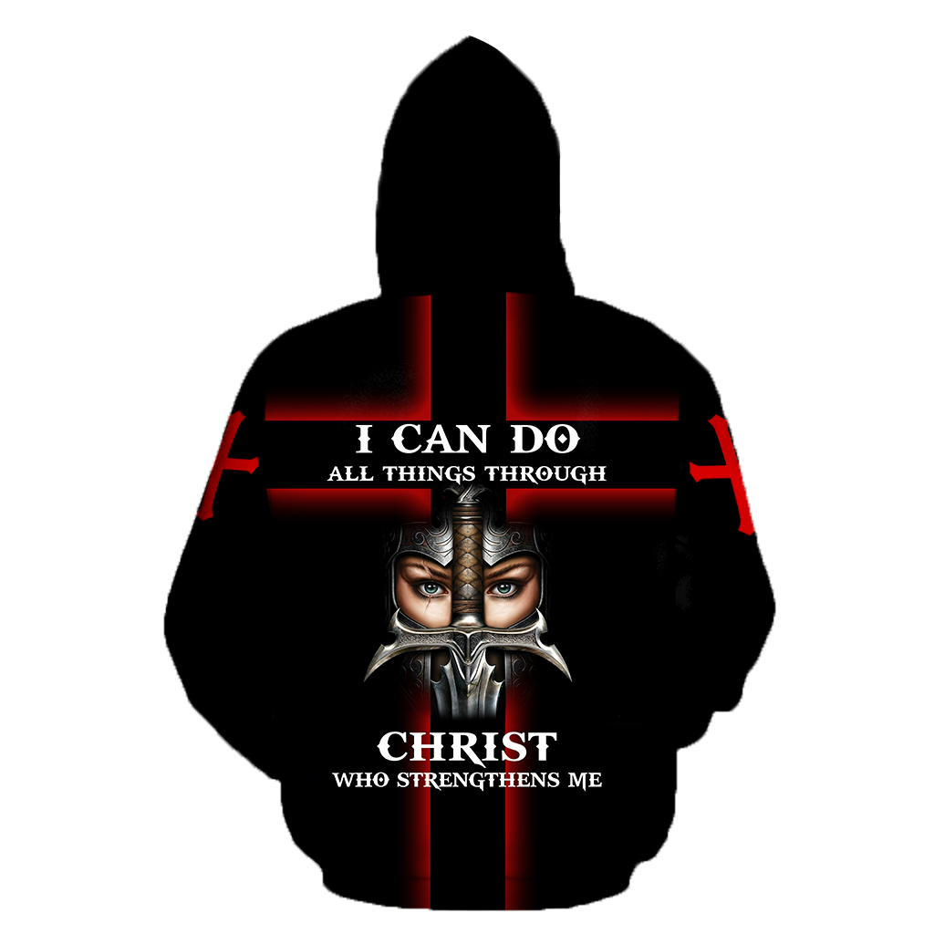 I Can Do All Things Through Christ Who Strengthens Me 3D All Over Printed Shirts For Men and Women TA0904201