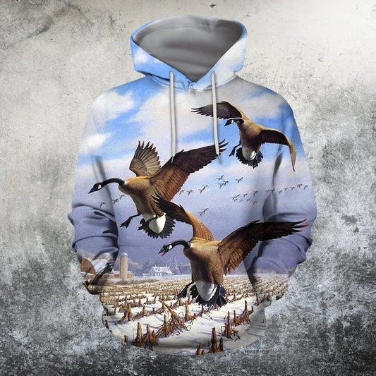 3D All Over Printed Canada Geese Shirts and Shorts - Amaze Style™-Apparel