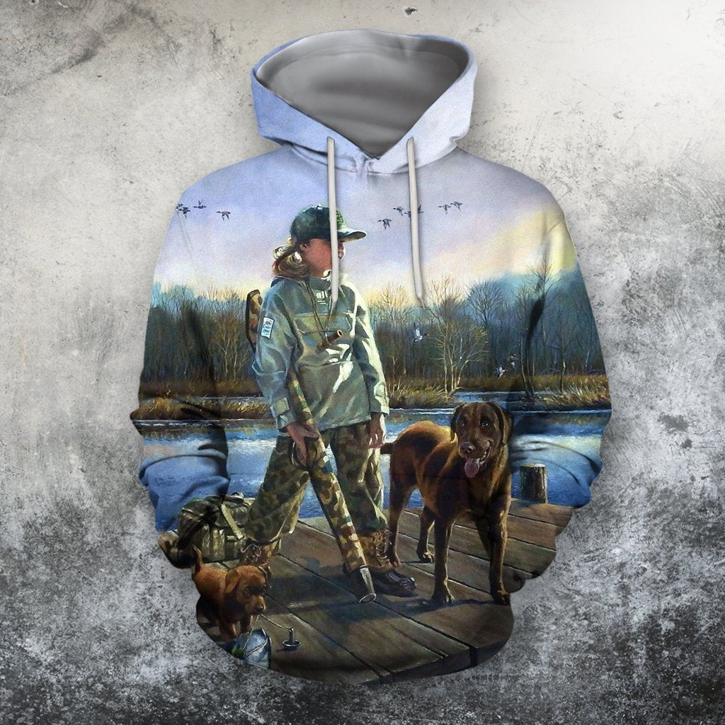 Duck Hunting Season Art 3D All Over Printed Shirts - Amaze Style™-Apparel