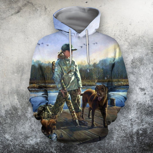 Duck Hunting Season Art 3D All Over Printed Shirts - Amaze Style™-Apparel