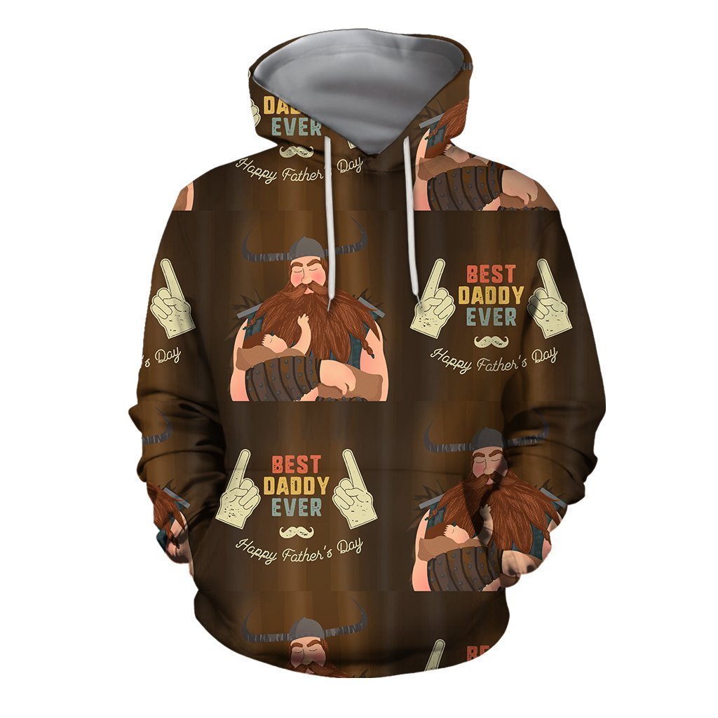 3D All Over Happy Father's Day Hoodie - Amaze Style™-Apparel