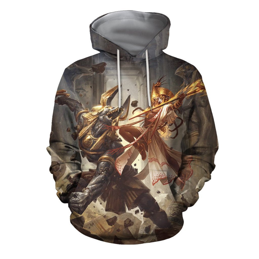 3D All Over Print Egyptian fantasy Hoodie - Amaze Style™-Apparel
