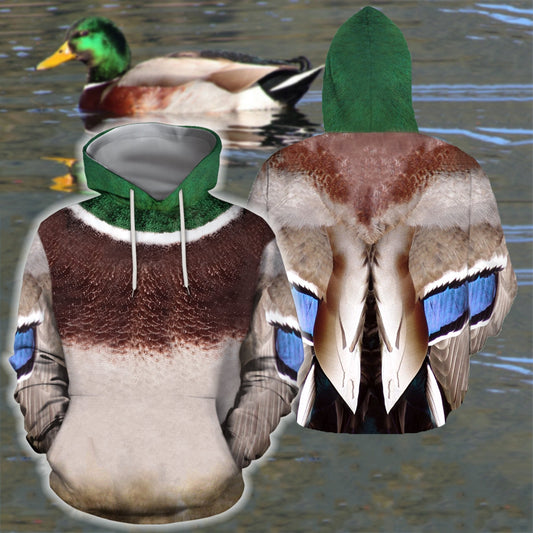 Male Mallard Duck Cover 3D All Over Printed - Amaze Style™-Apparel