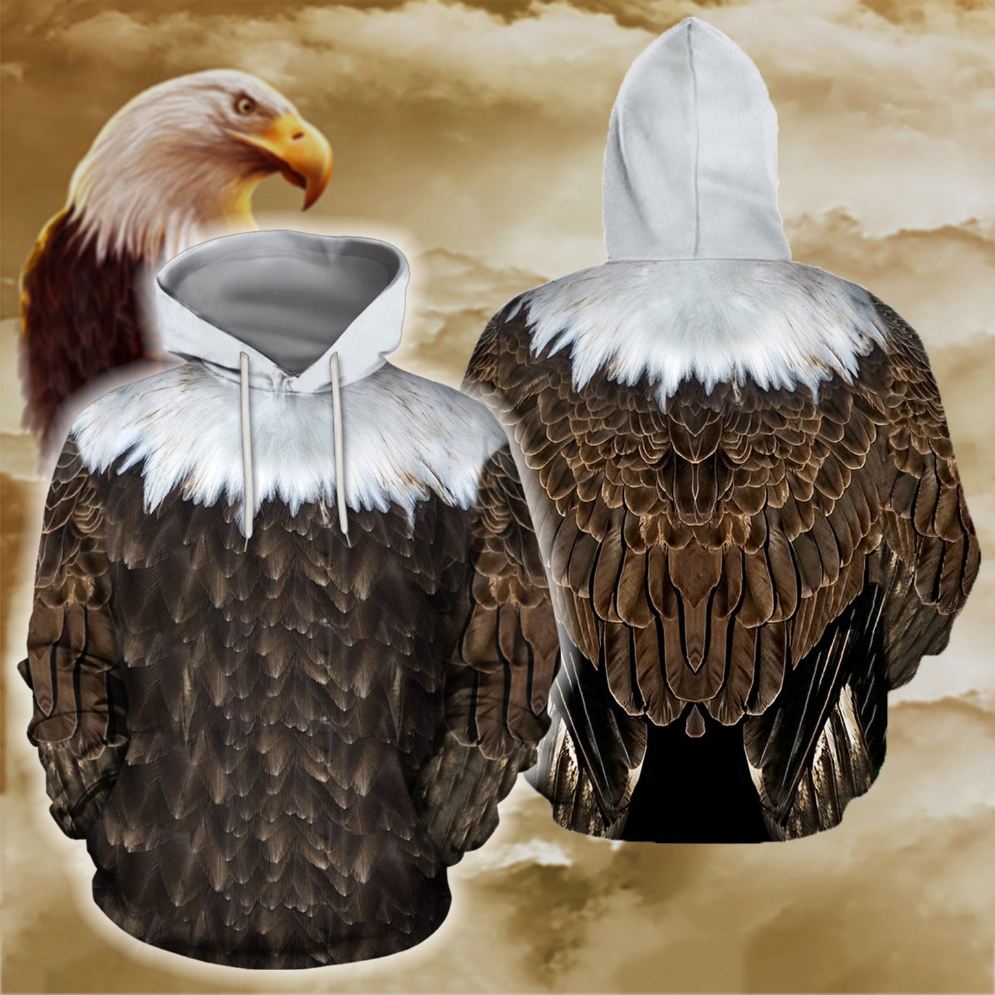 Love Eagle 3D All Over Printed Shirts For Men & Women - Amaze Style™-Apparel