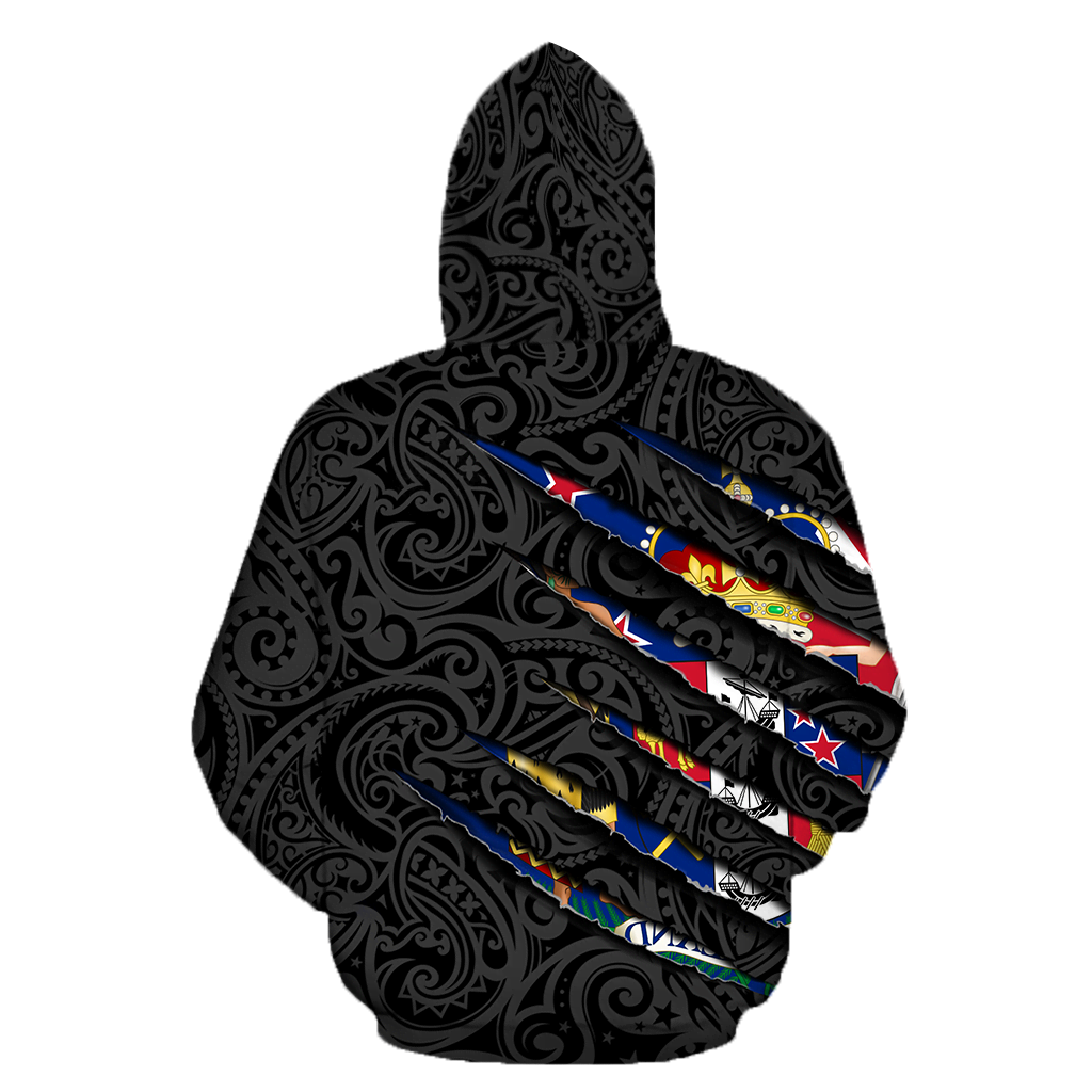 New Zealand All Over Hoodie - Scratch Style HC2801 - Amaze Style™-Apparel