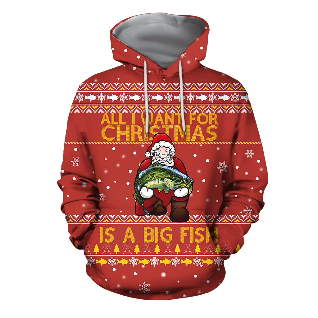 All I Want For Christmas is a Big Fish HC10102JJ - Amaze Style™-Apparel