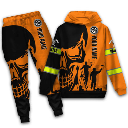 Tmarctee Customized Name House Painter 3D All Over Printed Combo Hoodie + Sweatpant HP17 NTN23102103