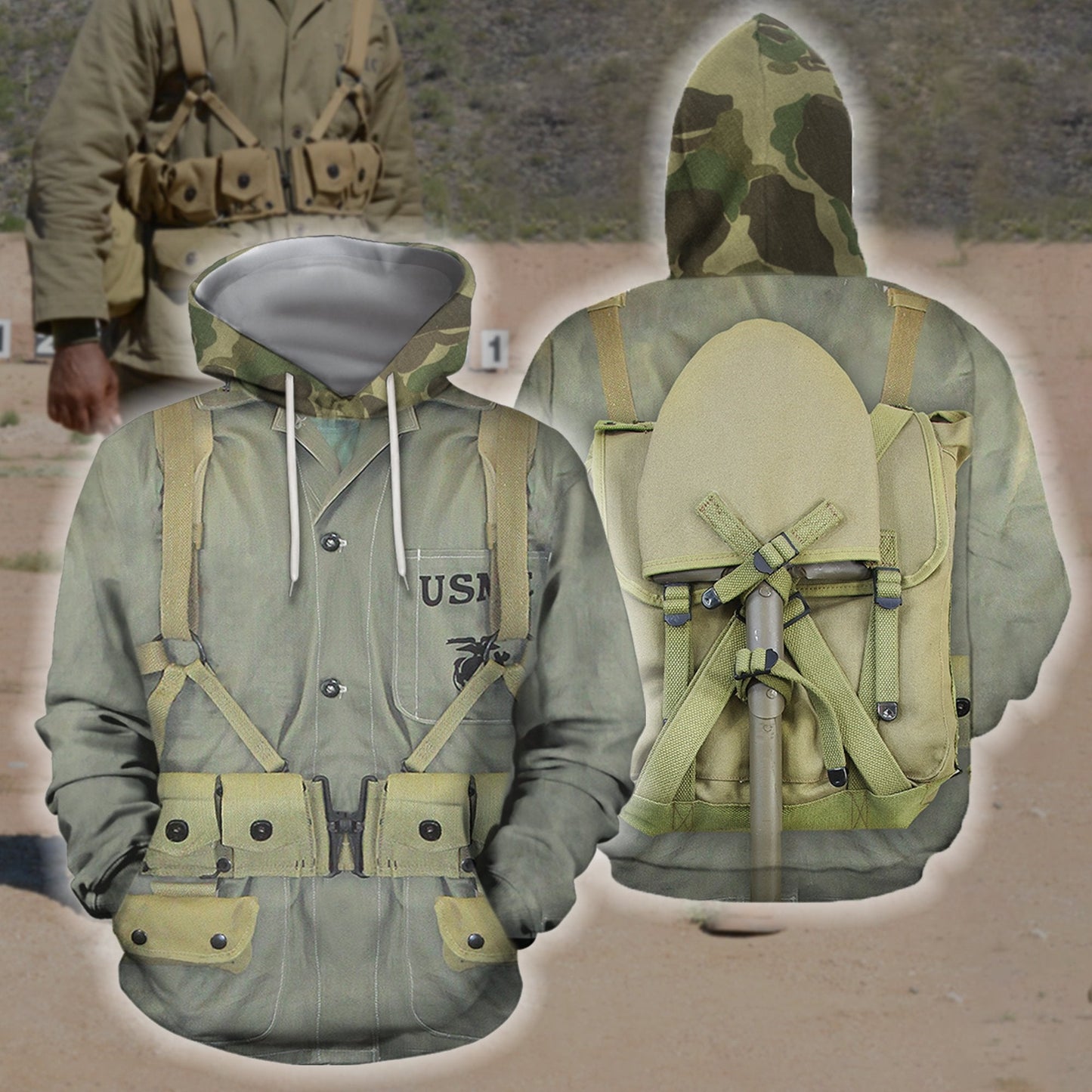 3D All Over Printed US Marine Corps - Amaze Style™-Apparel