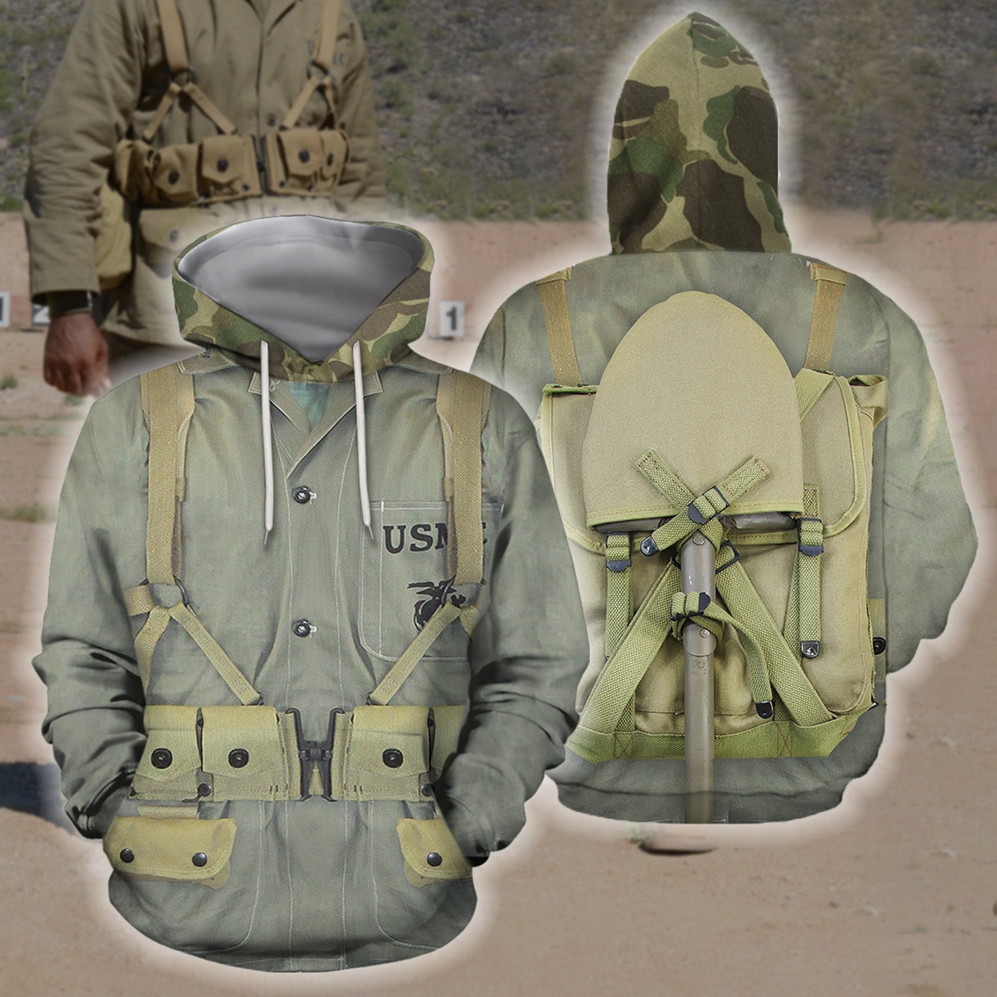 3D All Over Printed US Marine Corps - Amaze Style™-Apparel